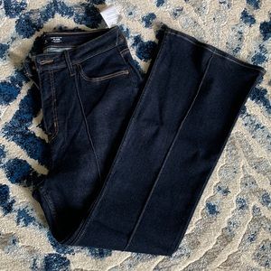 Higher high rise flare jean